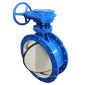 cast iron CI double flanged flange butterfly valve